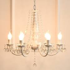 Modern Dining Room Kids Bedroom Chandelier 6 Light Metal Crystal Balls Chandelier Light Takeluckhome Com