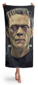 Victor Frankenstein Beach Towels for Sale