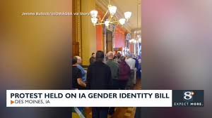 Protest held on IA gender identity bill | Des Moines, IA | News |  news8000.com