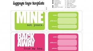Personalize luggage tags with our custom templates. Diy Printable Luggage Tags