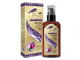 This serum has real 24k gold, as you can see in the video, and makes your skin look really flawless. Disaar Natural Anti Frizz Treatment Hair Oil 24k Gold And Onion Hair Serum Buy Hair Oil Treatment Serum Anti Frizz Hair Serum Serum Hair Oil Product On Alibaba Com