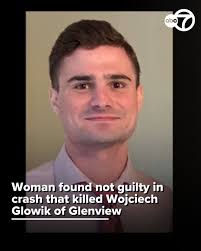 A Prospect Heights woman was found not guilty in a Lake County hit-and-run  crash that killed a 22-year-old Glenview man in October 2021.