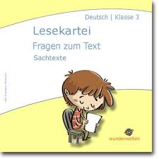 Es dauert meist bis zu zwei jahre, bis die kinder das sinnerfassende lesen beherrschen. Lesekartei Fur Das Leseverstandnis In Klasse 3 Lesetraining In Der Grundschule Sachtexte Mit Fragen Zum Text Mater Grundschule Leseforderung Leseverstandnis