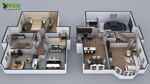 Modern Small House Design With Floor Plan Ideas By Yantram Architectural Rendering Studio San Small House Design Modern Small House Design House Layout Plans