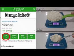 Sebungkus mi instan dengan berat 70 gram mengandung kalori sebesar 300 kkal, 7 gram protein, 46 gram karbohidrat 2 gram serat, 4 gram. Video Nasi Putih