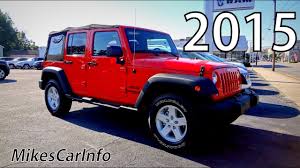 2015 Jeep Wrangler Unlimited Sport Youtube