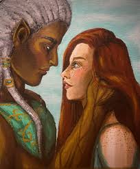 Acotar crackship: I recently started painting again after a several year  long hiatus. I decided to do some paintings of Feyre's mental paintings as  well as my ships (and crackships). This is