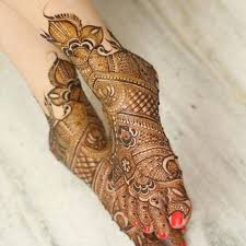 Feet Mehndi Red Nail Polish In 2020 Mehndi Designs Wedding Mehndi Designs Engagement Mehndi Designs