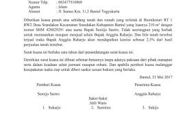 Pada umumnya surat kuasa berhubungan dengan pengambilan suatu suatu barang, contohnya pengambilan bpkb, gaji, uang, dan sebagainya. Contoh Surat Kuasa Pengurusan Tanah Warisan Kumpulan Cute766