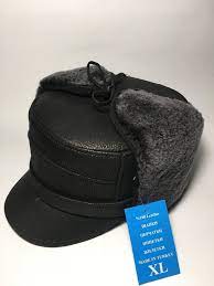 100 Natural High Quality Russian Cold Winter Hat Real Etsy Hats For Men Winter Hats Leather Hats
