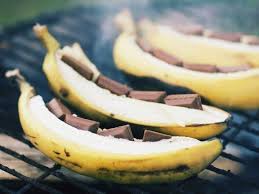 Gegrillte Schokobananen Schokobananen Grill Dessert Rezepte Mit Bananen