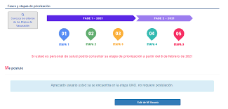 En estas etapas se ha dado prioridad a las personas mayores de 65 años, a los profesionales de la salud, a los médicos residentes y a algunos miembros de las fuerzas la herramienta se puede consultar, de manera gratuita, en la página web de 'mi vacuna'; Https Www Minsalud Gov Co Sites Rid Lists Bibliotecadigital Ride De Ot Asif03 Manual Usuario Mivacuna V1 Pdf