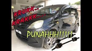 Kalau stereng kereta masa dipusing ke kanan dan ada bunyi masa membelok ke kanan, adakah bunyi tu tanda drive shaft problem? Viva 850 Driveshaft Rosak Ini Cara Aku Check Youtube