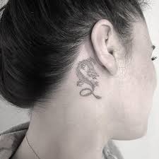 Dragons are mythical creatures, which have appeared in many folks and mythological takes of countries best for: Little Dragon Tattoo Behind Ear Dragon Tattoo Behind Ear Behind Ear Tattoos Dragon Tattoo Ear
