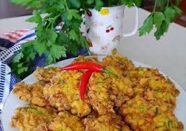 Tepung jagung in anderen sprachen: Recipe Of Favorite Indonesian Corn Fritters Dadar Jagung Or Perkedel Jagung America Ferrera