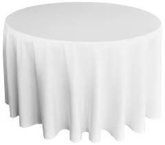 Isolated blank round table with tablecloth in white color for design. White Round Cloth Tablecloths Online Discount Shop For Electronics Apparel Toys Books Games Computers Shoes Jewelry Watches Baby Products Sports Outdoors Office Products Bed Bath Furniture Tools Hardware Automotive