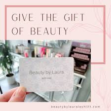 It's that time of the year again 💛 Now until December 31 you can buy $125  gift card, get $25 off! Treat yourself or someone special with a Beauty By Laura  gift
