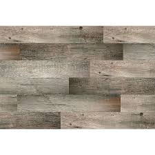 Style Selections Kaden Reclaimed Wood Look Porcelain Floor Tile Common 6 In X 36 In Actual 5 83 I Wood Tile Floors Porch And Patio Paint Porcelain Flooring