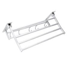 Custom nautical towel & things rack/holder. Buy Bathroom Towel Rack Holder Wall Mounted Rail Bar Toilet Shower Organizer 5 Hooks At Affordable Prices Free Shipping Real Reviews With Photos Joom