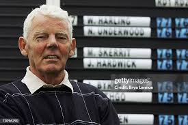 Malcolm Law watches his partner tee-off during day one of the PGA... News  Photo