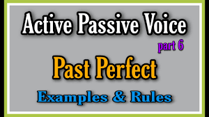 Examples of the passive voice · sheila was persuaded to move to new york. Active Passive Voice In English Grammar Past Perfect Passive Passive Voice Examples Rules Youtube