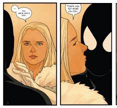 This moment between Emma and Spider-Man is pretty heartwarming (Devil's  Reign X-Men issue 2) : r/Marvel