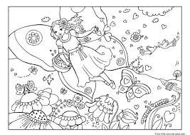 About halfway through i realized that its great for fine detail but i should have kept my staedtler noris club markers or. Fairy Garden Coloring Pages Coloring Home