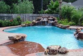 The Woodlands Pool Builder Backyard Pool Pool Waterfall Dream Pools