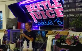 Here's what the beetlejuice cast looks betelgeuse, played by michael keaton, is a sassy and mischievous poltergeist who was hired by the ghosts of a recently deceased young couple. Beetle Juice South East Cocktail Bars Kent