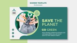 Environment Banner Template Mock Up In 2020 Banner Template Banner Web Banner Design