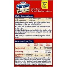Kraft Minute Tapioca 8oz In 2021 Minute Tapioca Tapioca Pudding Tapioca Recipes