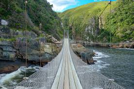 The garden route begins at storms river mouth and the nearby bloukrans bridge is the perfect spot to brave one of the world's highest bungy jumps! Garden Route South Africa