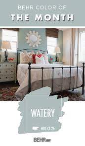 Emergency zone, behr or island orange, valspar. Color Of The Month Watery Colorfully Behr Bedroom Paint Colors Master Farmhouse Chic Bedroom Farmhouse Paint Colors
