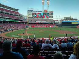 great american ball park section 127 home of cincinnati reds