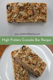 Sarah Miller S High Protein Granola Bar Recipe Recipe Protein Granola Granola Recipe Bars High Protein Granola Bar Recipe
