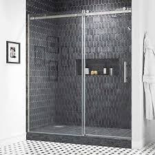 Ove Decors Kelsey 72 Tempered Glass Shower Door In 2020 Shower Doors Glass Shower Doors Tempered Glass Shower Doors