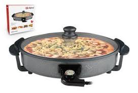 Alpina Sf6024 Electric 14 Inch Nonstick Pizza Pan 38cm Deep Die Cast Pizza Pan With Thermostat For 220240v Countries Pan Pizza Slow Cooker Crock Pot Pana