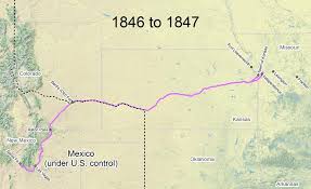 Travel The Trail Map Timeline 1846 1866 Santa Fe