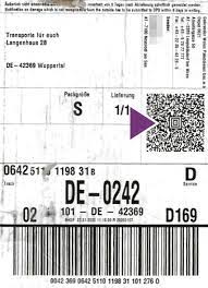 Erklärung zu barcode, routing, usw. Erklarungen Zum Dpd Paketaufkleber