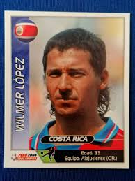 2004 Navarrete Copa America #226 WILMER LOPEZ COSTA RICA Sticker Promo  Soccer