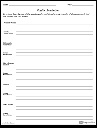 Four types of conflict continue with more related ideas as follows 4 types of conflict worksheet, types of conflict literature worksheets and types of literary conflict. Conflict Resolution Worksheet Activity Resolving Conflicts