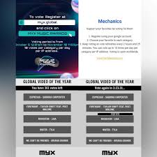 VOTE LISA! 🚨🚨🚨 🔘MTV EMA “Best K-pop” & “Best Collab” —Voting ends: Nov.  7 6:59 AM KST 🗳️ mtvema.com/vote/ 🔘MYX Music Awards “Global Video Of The  Year” —Voting ends: Nov 10 11:59pm