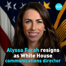 Alyssa alexandra farah (lahir di los angeles, california, amerika serikat, 15 juni 1989; Cgtn White House Communications Director Alyssa Farah Facebook