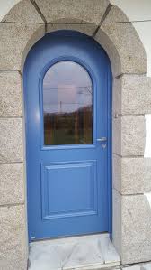 Porte d entrée arrondie prix. Porte D Entree Bois Alu Pvc Mixte Vannes Theix Morbihan