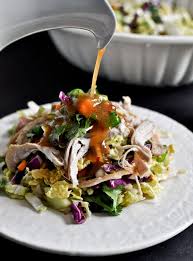 Thai Crunch Chicken Salad Boneless Chicken Salt Pepper Sweet Chili Sauce Rice Vinegar Coconut Milk B Best Salad Recipes Delicious Salads Eat Salad