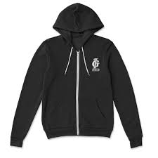 Isaac Grimes Sponge Fleece Zip Up Hoodie 001