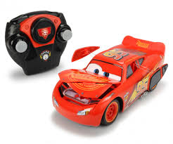 It's lightning mcqueen race time! Rc Crash Car Lightning Mcqueen Cars Known From Tv Brands Products Www Dickietoys De