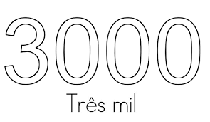 Blog De Geografia Numero 3000 Desenho Para Imprimir E Colorir