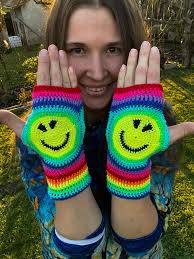 Photos really don't do these ones any justice. Just added to the site and  in vegan friendly yarn too, there's even hints of purple in these gorgeous  gloves.  https://notonamazon.org/product/dragon-scale-fingerless-gloves-ready-to-ship-vegan-friendly  ...