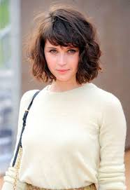 Short Wavy Hairstyles With Bangs Short Curly Haircuts Short Hair With Bangs Curly Bob Hairstyles